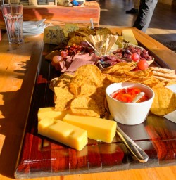 4. Cheese board at Martins Bay Lodge