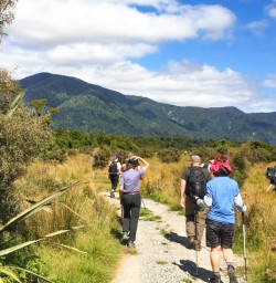 4. Group exploring Martins Bay