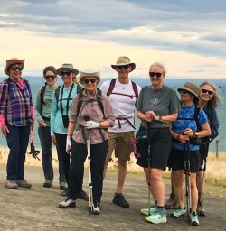 4. Group photo on Godley Head Track