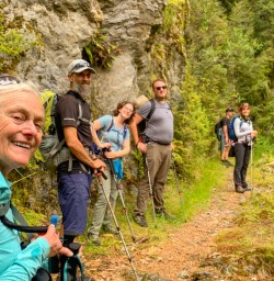 4. Guest group walking Siberia Valley