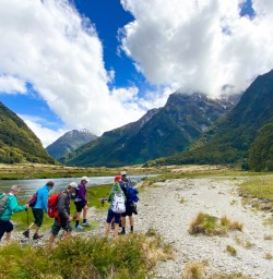 4. Guests hiking Siberia Valley