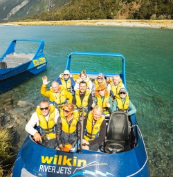 4. Guests on Jet Boat Siberia Valley