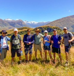4. Guide and guests at Rocky Mountain Summit