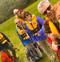 4. Guide and guests ready to Jetboat Siberia Valley