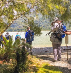 4. Happy guests on Hollyford Track