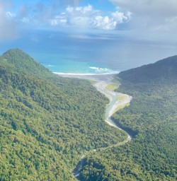 4. Martins Bay view from Heli