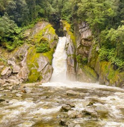 Milford Track waterfall