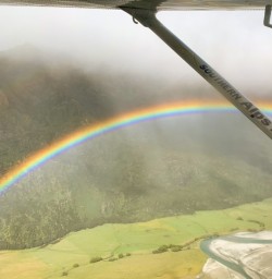 4. Rainbow from Siberia flight window
