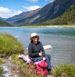 4. Sitting by the river Siberia Valley