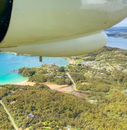 4. Stewart Island flight window views
