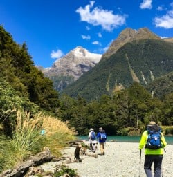 4. Walking the Hollyford River