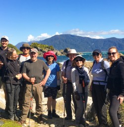 4. Whole group at Martins Bay seal colony