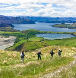 4. Lake Wanaka backdrop from Rock Peak descent