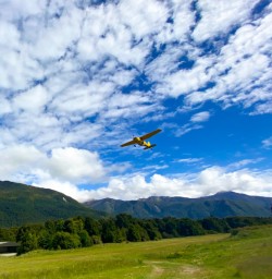 4. Plane flying over Siberia Flight