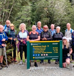 5 Group at Start of Routeburn Track day walk2