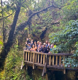 Guests at Egmont National Park lookout
