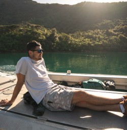 5 Guide Tim G taking a load off2