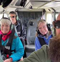 Scenic flight in New Zealand