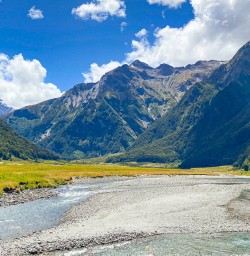 Siberia Valley views down the river 