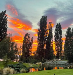 Sunset in New Zealand