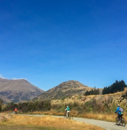 Biking the Queenstown Trail, Otago New Zealand