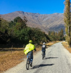 Biking the Queenstown Trail, Otago New Zealand