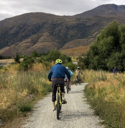 Biking the Queenstown Trail, Otago New Zealand