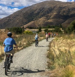Biking the Queenstown Trail, Otago New Zealand