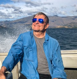Boat tour on Lake Wanaka, Otago New Zealand