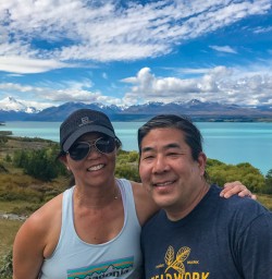 Couple at Lake Pukaki