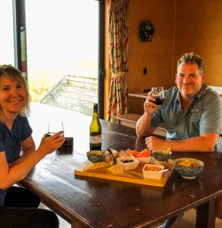 Couple at Lake Ohau Quarters, Canterbury New Zealand