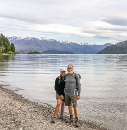 Couple at Wanaka Tree, Otago New Zealand