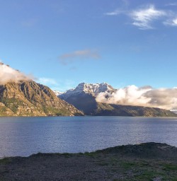 Picture stop at Devils Staircase, Lake Wakatipu Otago New Zealand