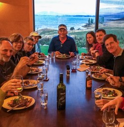 Dinner at Lake Ohau Quarters, Otago New Zealand