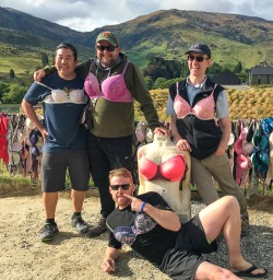 Group at Cardrona bra fence