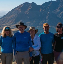 Group hike Rocky Mountain