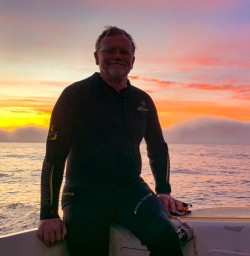Guest and Kaikoura sunrise
