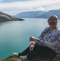 Guests at Mou Waho Island, Lake Wanaka New Zealand