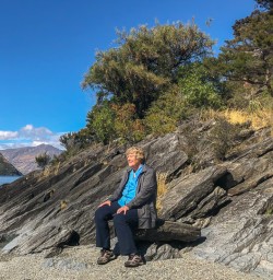 Guest at Mou Waho Island, Wanaka Otago New Zealand