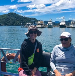 Guests on Picton water taxi