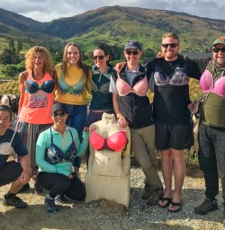 Guided tour Cardrona bra fence