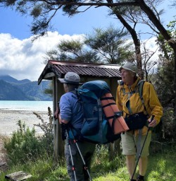 Hiking the nydia track