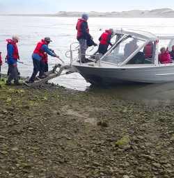 Jetboat on Lake McKerrow