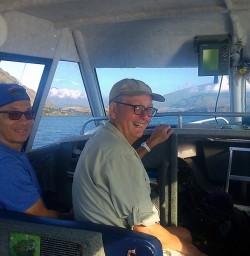 cruising on lake wanaka new zealand