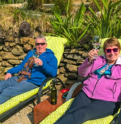 Lounging at Lochmara Lodge