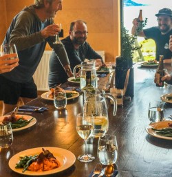 Lunch at Omarama, Canterbury New Zealand