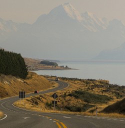Mount Cook road, Canterbury New Zealand