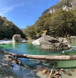 Crystal-clear river