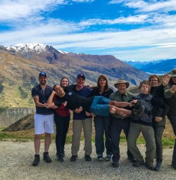 Strong guests on the Crown Range