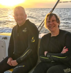 Sunrise on Kaikoura dolphin trip